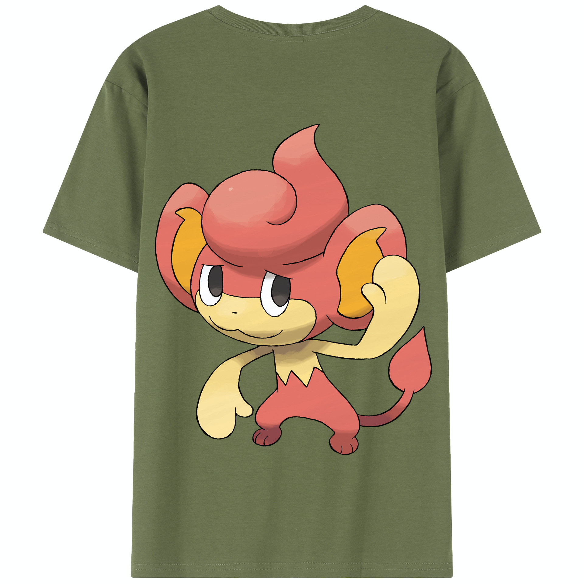 （画像用） ポケットモンスター Pokémon 綿100％半袖Tシャツ（背面プリント）